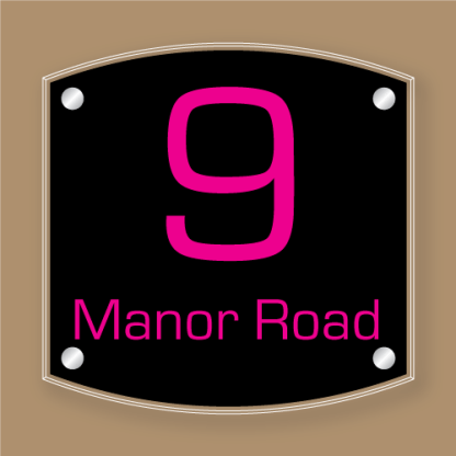 Acrylic Curved Square Sign Options - Image 3