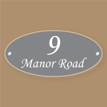 Acrylic Oval Sign Options - Image 2