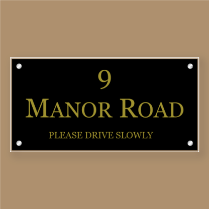 Acrylic Rectangle Sign Options - Image 2