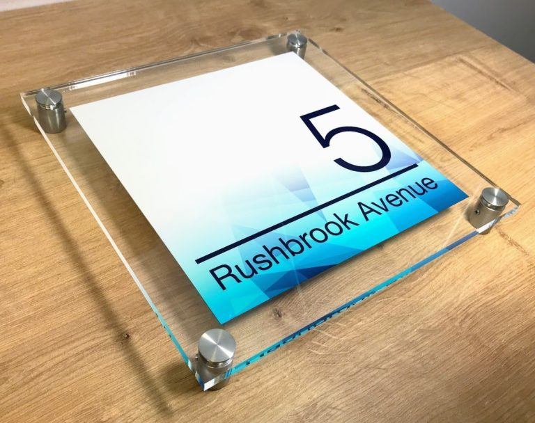 Acrylic Square Sign Options BuySigns