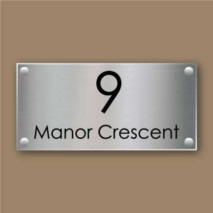 Stainless Steel Sign Rectangle Options - Image 4