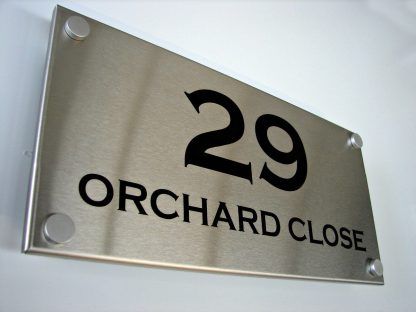 Stainless Steel Sign Rectangle Options