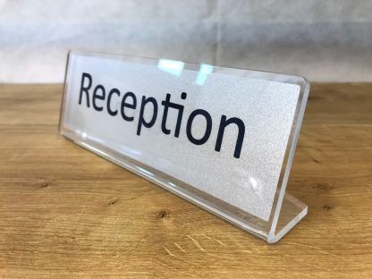 reception sign