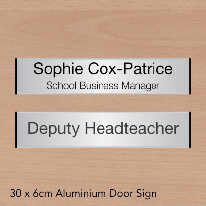 Aluminium Door Sign - Image 2