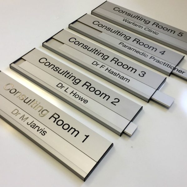 Interchangeable Aluminium Sign