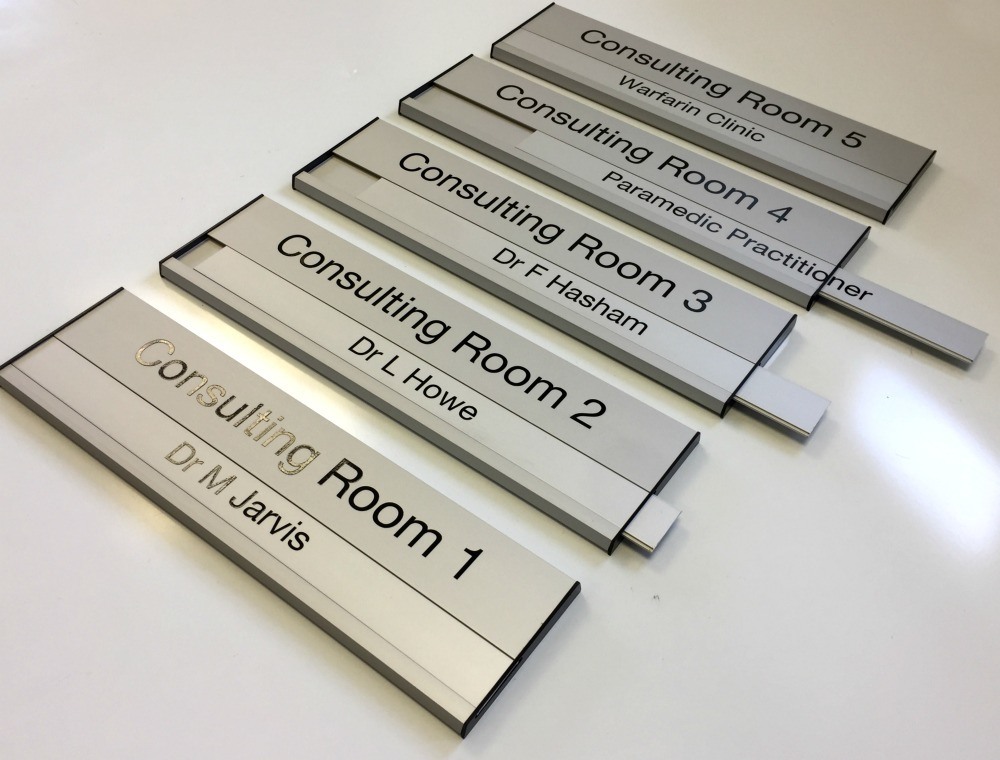 Aluminium Interchangeable Office Signs