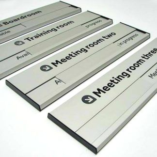 Aluminium Slider door sign