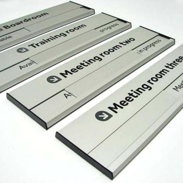 sliding door sign in use vacant on aluminium buysigns