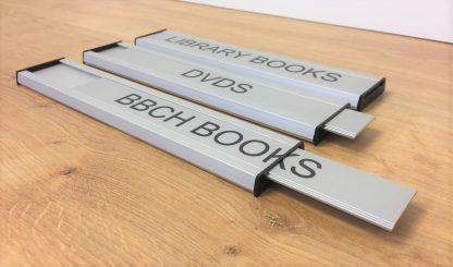 Interchangeable Slim Aluminium Sign
