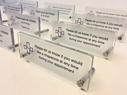 small desk signs