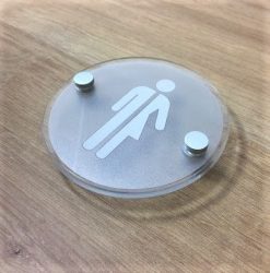 Gender Neutral Toilet Signs - Acrylic & Perspex Gender Neutral Sign