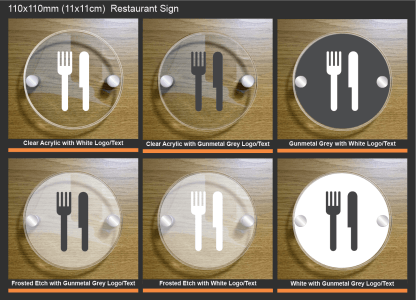 Restaurant / Dining Area Sign - Image 14