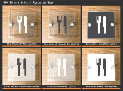 Restaurant / Dining Area Sign - Image 15