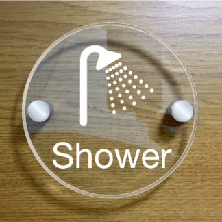 shower-door-sign