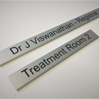 aluminium inserts for interchangeable door signs