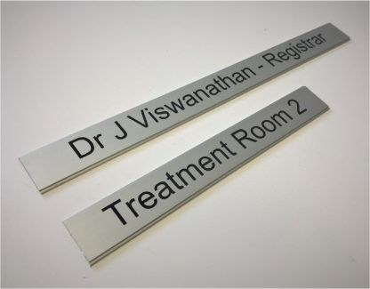 aluminium inserts for interchangeable door signs