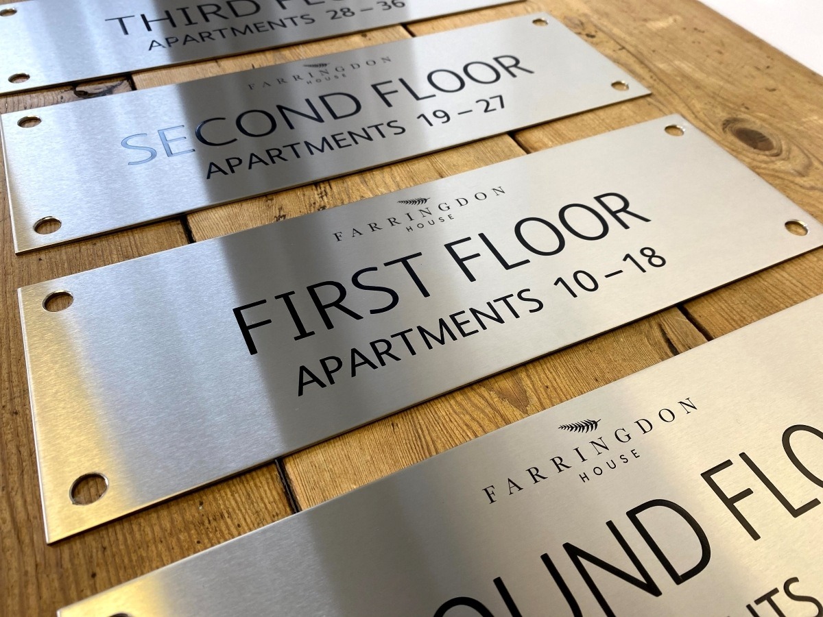 Engraved Stainless Steel Signs - BuySigns