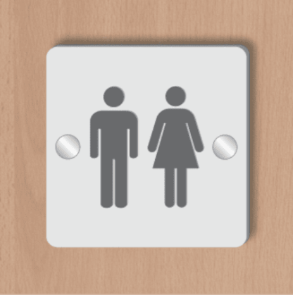 3D Unisex Toilet Sign - Image 4