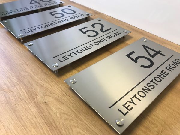 contemporary-stainless-steel-address-plaques