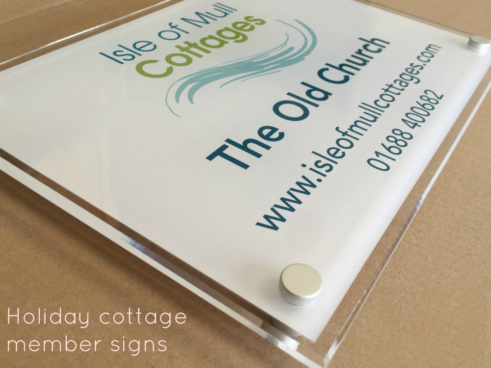 holiday cottage member plaques